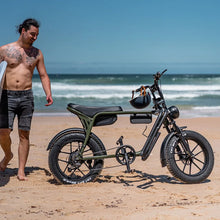 Load image into Gallery viewer, 2025 NEW MAMBA SAHARA FAT TYRE EBIKE 500W/750W 48V17AH BATTERY KIT AND BUILT IN GPS TRACKING