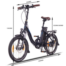 Load image into Gallery viewer, NCM Paris Folding Portable E-Bike 250W 36V 15Ah 540Wh Battery 20&#39;
