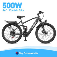 Load image into Gallery viewer, Jaguar eBike Dual suspension 500W Motor 6 Months Free Service