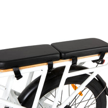 Load image into Gallery viewer, EUNORAU Cushioned Rear Bike Seat for G20-CARGO/G30-CARGO/MAX-CARGO Quick-Fasten/Release Accessory Black