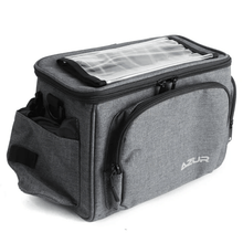 Load image into Gallery viewer, Azur Touring Handlebar Bag with Phone Pouch - Grey