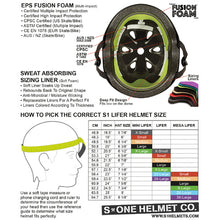 Load image into Gallery viewer, S-One Helmet Retro Lifer Black Matte/White Checkers