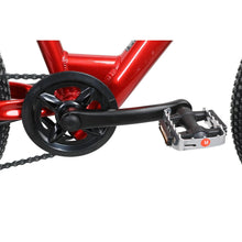 Load image into Gallery viewer, Pedal Warrior 2 24'' Electric Mountain Bike Red