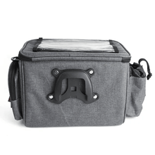 Load image into Gallery viewer, Azur Touring Handlebar Bag with Phone Pouch - Grey
