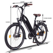 Load image into Gallery viewer, NCM Milano Plus Trekking E-Bike, 250W City-Bike, 48V 16Ah 768Wh Long Range Battery
