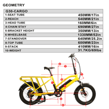 Load image into Gallery viewer, Eunorau G30 Cargo Electric Bike