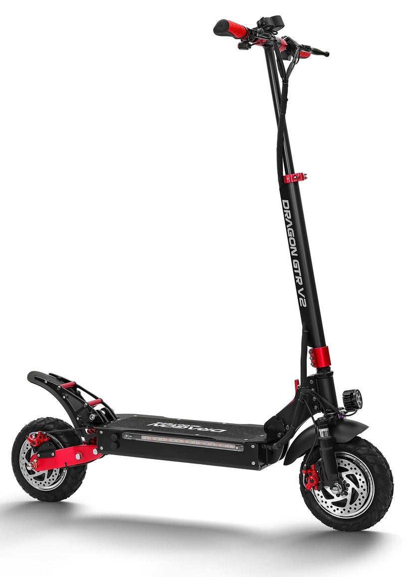 Dragon GTR V2 Dual Motor 1600W Max 2400W Electric Scooter - E-Scooters  Australia – PedL E-Bikes & E-Scooters