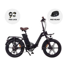 Load image into Gallery viewer, ET. CYCLE F1000 Folding E-Bike, 48V 21 Ah , 1008Wh, F Series Foldable Electric Bike

