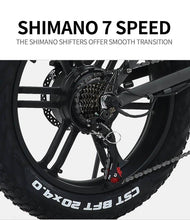 Load image into Gallery viewer, 2025 NEW KRISTALL RX20 48V17AH 750W FAT TIRE FOLDING EBIKE INTERGRATED RIM