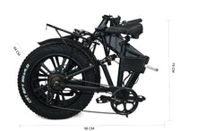 Load image into Gallery viewer, 2025 NEW KRISTALL RX20 48V17AH 750W FAT TIRE FOLDING EBIKE INTERGRATED RIM