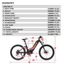 Load image into Gallery viewer, Eunorau Specter-ST 2.0 Electric Mountain Bike E-MTB