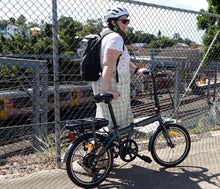 Load image into Gallery viewer, Pedal Dynamo 3 Electric Folding Bike Charcoal
