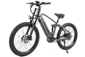 Mamba Explorer AWD Dual Motor 48v750w Fat Tyre E-Bike Dual Suspension