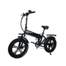 Load image into Gallery viewer, 2024 NEW KRISTALL RX20 48V17AH 750W FAT TIRE FOLDING EBIKE INTERGRATED RIM
