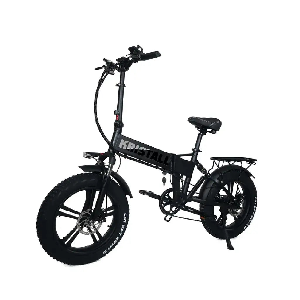 2024 NEW KRISTALL RX20 48V17AH 750W FAT TIRE FOLDING EBIKE INTERGRATED RIM