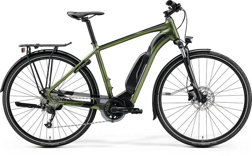 Merida eSpresso 300 SE EQ 504Wh Electric Hybrid Bike Silk Fog Green