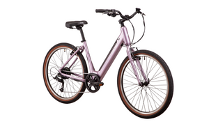 VelectriX Cruiser Step Through Electric Hybrid Bike Lilac