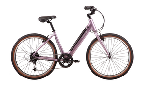 VelectriX Cruiser Step Through Electric Hybrid Bike Lilac