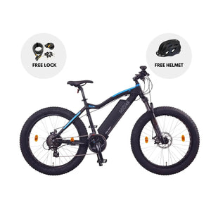 NCM Aspen Plus Fat Electric Bike, E-Bike, 48V 16Ah 250W, E-MTB 768Wh Battery [Black 26"]