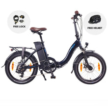 Load image into Gallery viewer, NCM Paris+ Folding E-Bike, 250W, 36V 19Ah 684Wh Battery, [Dark Blue 20]
