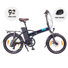 Load image into Gallery viewer, NCM London Folding E-Bike, 250W, 36V 15Ah 540Wh Battery, Size 20&quot; [Dark Blue]
