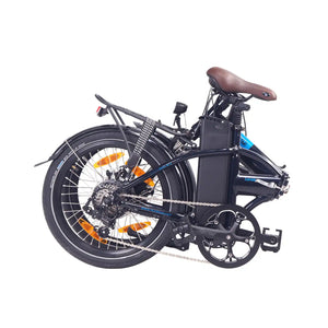 NCM London+ Folding E-Bike, 250W Electric Bike Motor, 36V Powerful 19Ah 684Wh Long Range Battery, [Black 20]