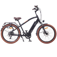 NCM Cru7 Cruiser Electric Bike, E-MTB, 250W-500W Motor, 48V 19Ah 912Wh Battery [Matt Black]
