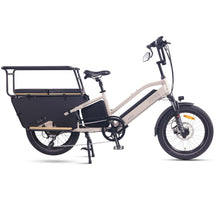 Load image into Gallery viewer, NCM CG7 Step Thru Cargo E-Bike, 250W-500W, 48V 19Ah 912Wh Battery, Hydraulic Brakes [Sage Green 20&quot;]
