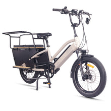 Load image into Gallery viewer, NCM CG7 Step Thru Cargo E-Bike, 250W-500W, 48V 19Ah 912Wh Battery, Hydraulic Brakes [Sage Green 20&quot;]
