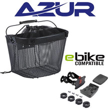 Load image into Gallery viewer, Azur Quick Release Shopper E-Bike Mesh Basket
