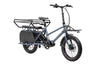 Pedal Nomad Cargo Electric Bike Blue Metal Grey