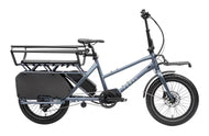 Pedal Nomad Cargo Electric Bike Blue Metal Grey
