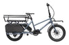 Pedal Nomad Cargo Electric Bike Blue Metal Grey