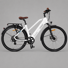 Load image into Gallery viewer, NCM Milano T3 Step Trekking Electric Bike, 250W E-Bike Motor, 48V 12Ah 576Wh Battery [White 28"]
