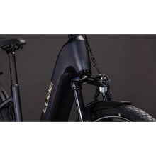 Load image into Gallery viewer, Cube Touring Hybrid ONE Easy Entry 600 Electric Hybrid Bike Coal'n'Chrome
