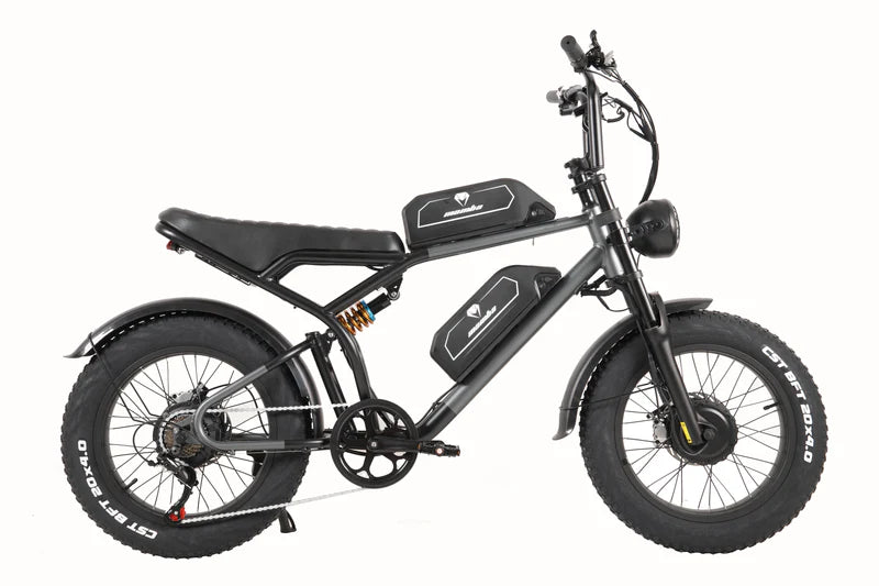 Mamba Dueler - Dual Motor - Dual Battery - Dual Suspension - Fat Tyre eBike