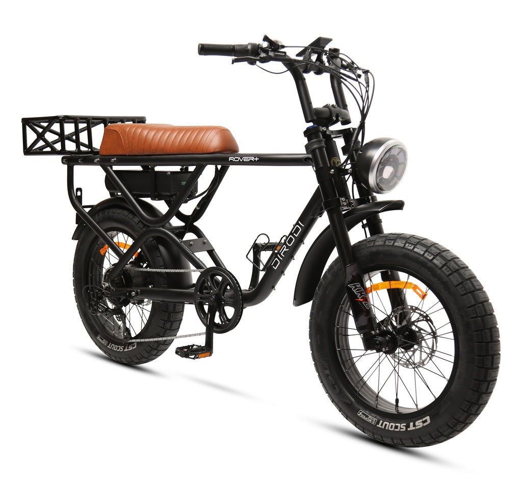DiroDi Rover Plus E Bike Retro Fat Tyre Electric Bike 750W E Bikes Australia PedL E Bikes E Scooters