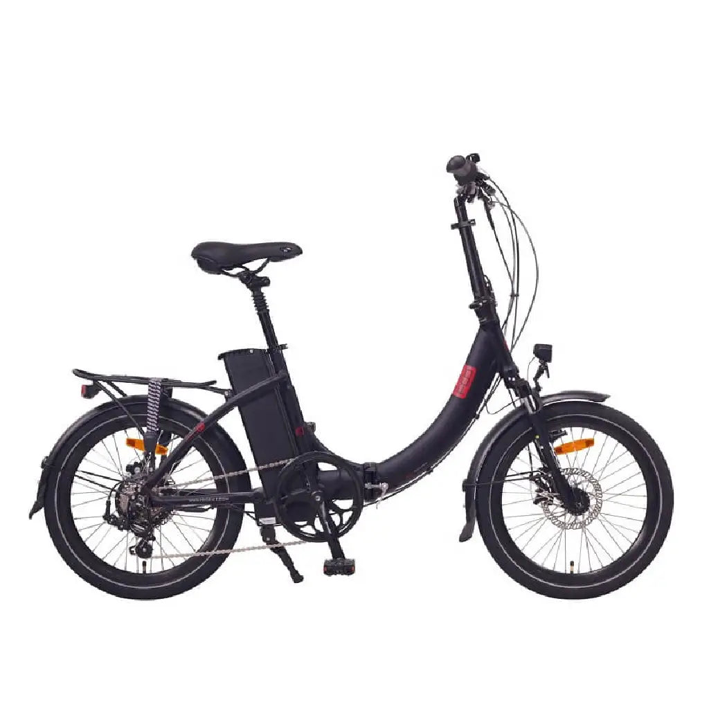 FOO F1 Folding Electric Bike, 250W E-Bike, 36V 13Ah 468Wh Battery [Matt Black 20]