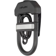Hiplok DX Maximum Security D Lock Black with 2m Cable