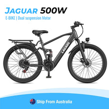 Load image into Gallery viewer, Jaguar eBike Dual suspension 500W Motor 6 Months Free Service

