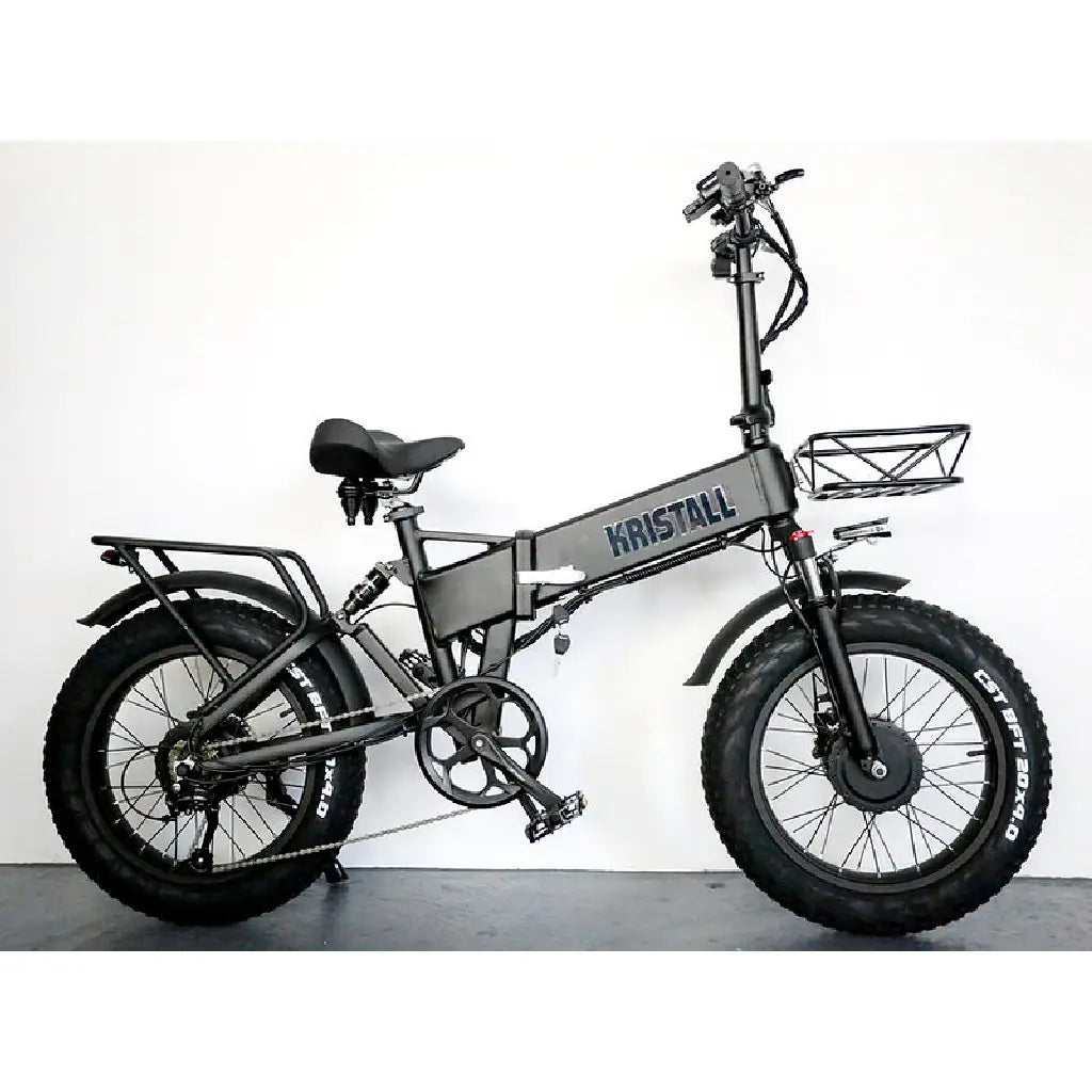 2025 NEW KRISTALL RX20 MAX 48V17AH 750W FAT TYRE FOLDING EBIKE DUAL MOTOR