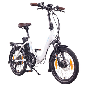 NCM Paris+ Folding E-Bike, Electric Bike 250W Motor, 36V 19Ah 684Wh Battery, [White 20]
