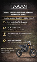 Load image into Gallery viewer, 72V Electric Dirt Bike TK1714-70 (seat height 820mm)
