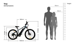 E-Mono TROY EQP - 27.5" 48V Hard Tail EMTB