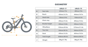 Eunorau Urus 500W E-Bike Mid Drive Motor Electric Bike