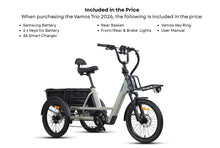 Load image into Gallery viewer, Vamos Trio – 3 Wheel Electric Trike
