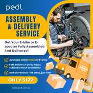 Assembly and Delivery-Fully assembled