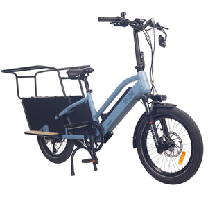 NCM CG7 Step Thru Cargo E-Bike, 250W-500W, 48V 19Ah 912Wh Battery, Hydraulic Brakes [Sage Green 20"]