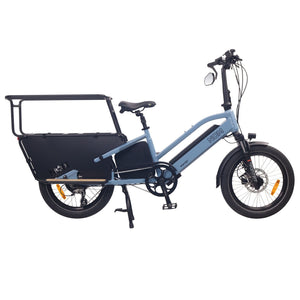 NCM CG7 Step Thru Cargo E-Bike, 250W-500W, 48V 19Ah 912Wh Battery, Hydraulic Brakes [Sage Green 20"]