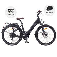 Load image into Gallery viewer, NCM T3S Step-Thru Trekking City Electric Bike, 250W E-Bike Motor, 48V 12Ah 576Wh Battery
